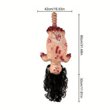 NNETM Hanging Doll - with Long Black Hair