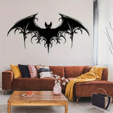 NNETM Victorian Gothic - Giant Majestic Bat Metal Wall Art