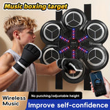 NNETM 6-Key Music Boxing Wall Target for Home Training