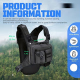 NNETM Hydration Backpack MOLLE Hiking Running Cycling Chest Pack