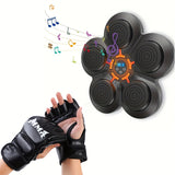 NNETM Boxing Training Kit with Reactive LED Wall Punching Target(Black)