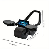 NNETM Automatic Rebound Abdominal Wheel with Elbow Pad