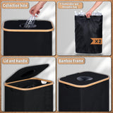 NNETM Household Recycling Bin with 2 Detachable Inner Bags