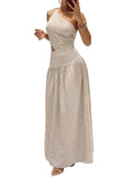 Women's One-Shoulder Maxi Dress