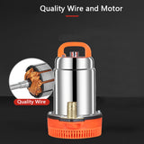 NNETM Submersible Water Pump with 3000L/H Stainless Steel