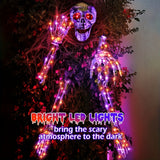 NNETM Halloween Skeleton Lights Set with Remote Control