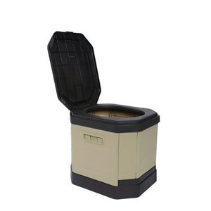 NNETM Portable Folding RV Toilet Emergency Camping Toilet