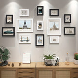NNETM 13-Piece Wooden Photo Frame Set – Family Gallery Wall Picture Frames