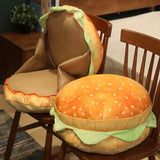 NNETM Delicious Burger Pillow Cushion