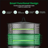 NNETM Hanging Plant Mesh Drying Rack (4-Tier)