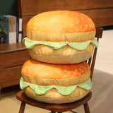 NNETM Delicious Burger Pillow Cushion