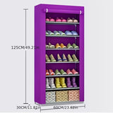 NNETM Safeguard your shoes with this dust-proof cabinet, keeping them clean and organized