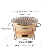 NNETM Portable Mini BBQ Stainless Steel Grill
