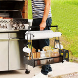 NNETM Grill Caddy with Hooks & Towel Holders