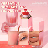 NNETM Long-Lasting Soft Gel-Cream Tint Blush - Smudge-Proof, Natural-Looking, Dewy Finish 0.42 Fl Oz