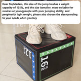 NNETM Fitness Jump Box PVC Foam Training