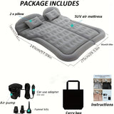 NNETM Inflatable Car Mattress with Air Pump
