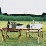 Wooden Charm Meets Outdoor Freedom in This Versatile Table