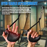 NNETM Ergonomic Tricep Rope Pulldown Attachment