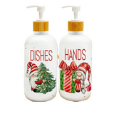 Christmas Gnome Soap Dispenser Set with 1 Tray
