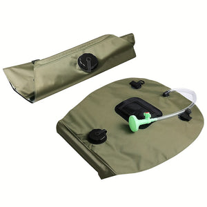 NNETM Solar Camping Shower Bag with Hose & Head