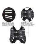 NNETM 18Lbs Weighted Vest - Adjustable, Solid Black