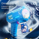 NNETM Electric Bubble Gun Handheld Outdoor Blower