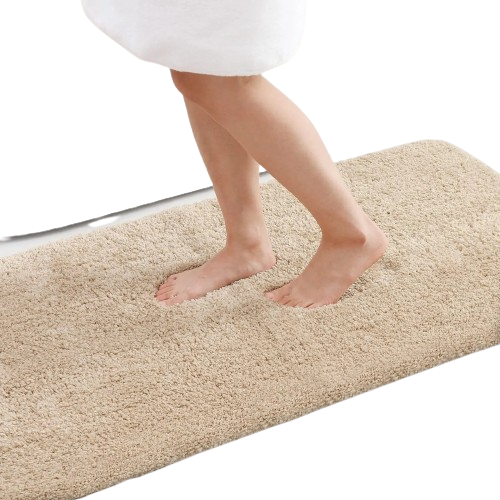NNEOBA Luxuriously Soft, Absorbent, Non-Slip Rug for a Stylish Bathroom Retreat