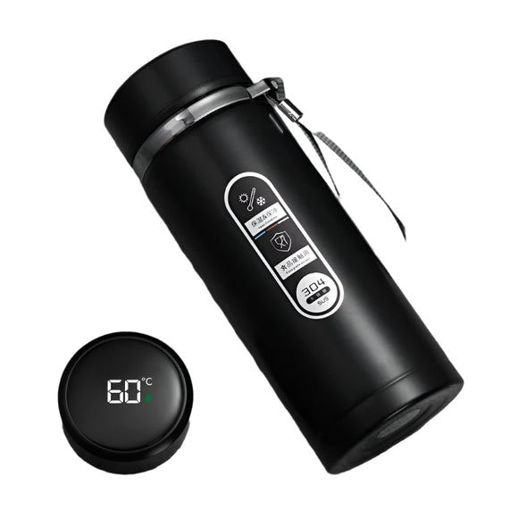 NNEOBA Thermos Bottle with LED Display Stainless Steel