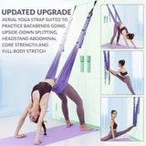 NNETM Aerial Yoga Hammock with Adjustable Straps