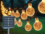 21.95M 200LED Crystal Globe Solar String Lights