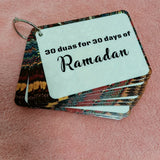NNETM 30-Day Ramadan Duas Cards with English and Arabic