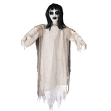 NNETM Hanging Halloween Decoration Female with Glowing Eyes