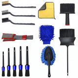 22-Piece Professional Car Detailing Kit – Car Wash & Maintenance Tool Set with Polishing Sponges, Detail Brushes & Wash Mitt