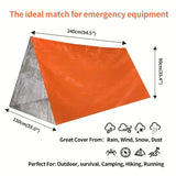 NNETM Outdoor Survival Camping Tent & Blanket Set (4 pcs)