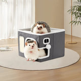 NNETM Multi-Level Hideaway Bed for Small Pets