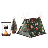 Mini Christmas Camping Tent Accessory Set of 3