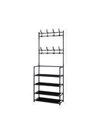 NNEOBA Coat Rack Clothes Hanger Floor Hanger Storage Wardrobe Clothing Drying Racks Shoe Rack Bathroom Furniture Hanger Rack Hangers