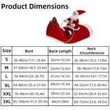 Christmas Dog Costume Santa Claus Riding Reindeer