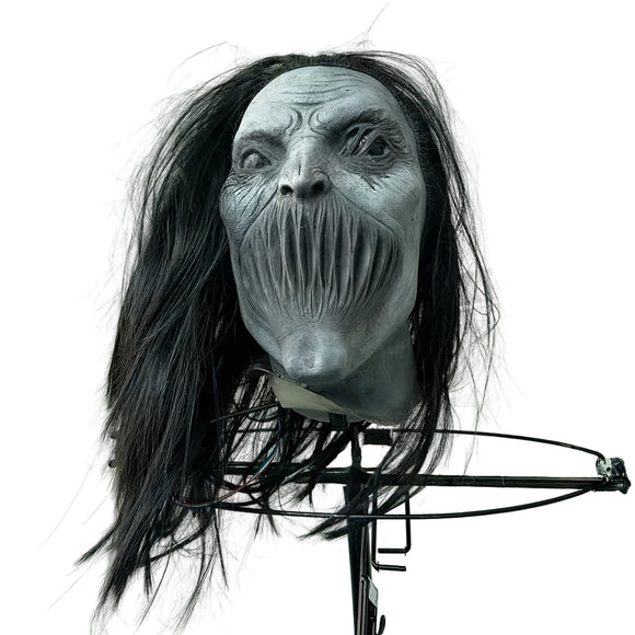 NNETM Halloween Mouthless Monster Latex Mask Full Head