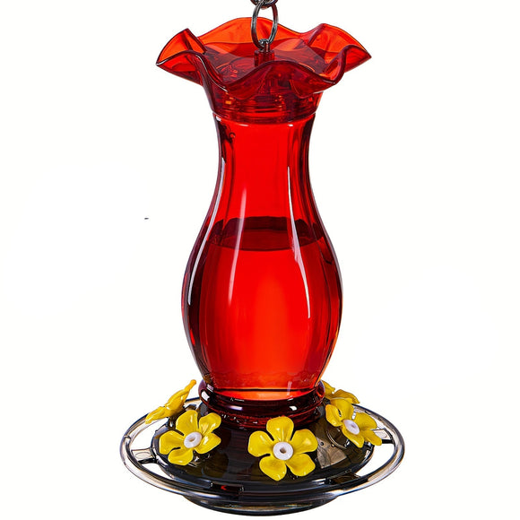 NNETM Ant-Moat Hummingbird Feeder with 6 Feeding Ports