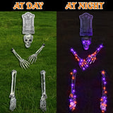 NNETM Halloween Skeleton Lights Set with Remote Control