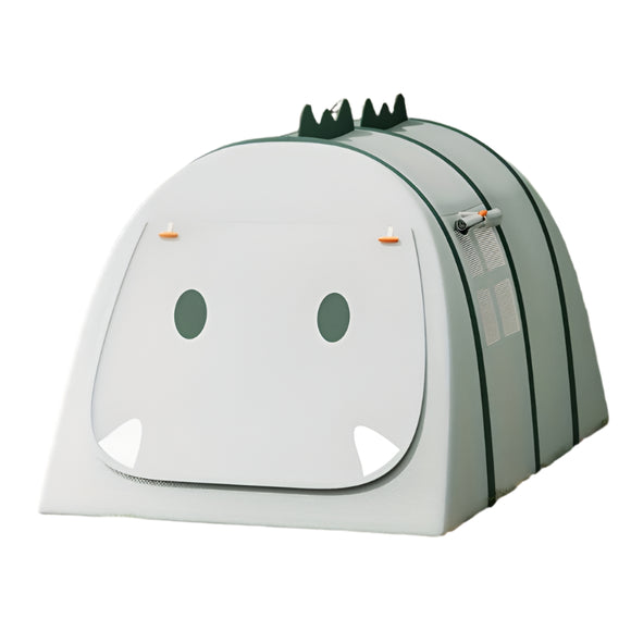 NNETM Green Dinosaur Oxford Cloth Kids Tent with Net