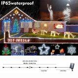 NNETM Twinkle Wonderland: Outdoor Christmas Solar Rope Lights