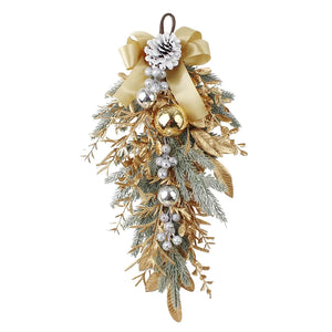 NNEOBA Christmas Wreath Shape for Front Door