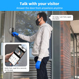 NNEOBA WiFi Smart Peephole Camera Doorbell