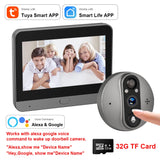 NNEOBA WiFi Smart Peephole Camera Doorbell