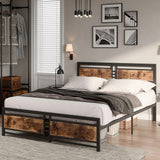 Levede Metal Bed Frame Queen Mattress-1910113205749944326