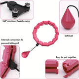 NNETM Adjustable Weighted Fitness Hoops for Effective Abdomen Workout