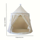NNETM 2-Person Canvas Yurt Tent with Glass Fiber Frame
